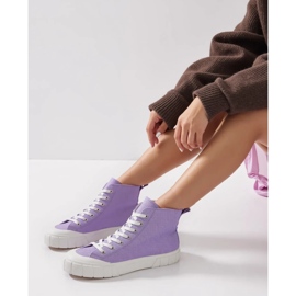 Zapatillas de zapatillas Púrpuras para mujeres violeta 1