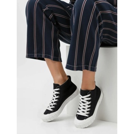 Zapatillas de zapatillas negras arvel femeninas negro 1
