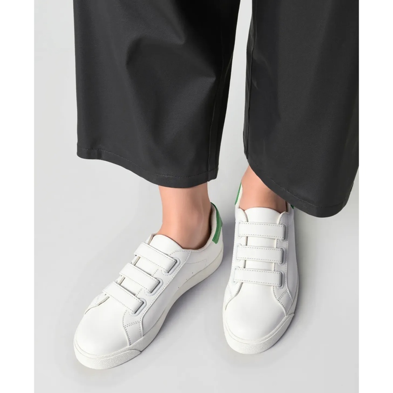 Zapatillas de zapatillas verdes de mujeres 1