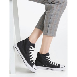 Zapatillas de deporte negro de cuervo femenino 3