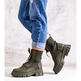 D/CEO Botas verdes con parte superior flexible de Zogba 4