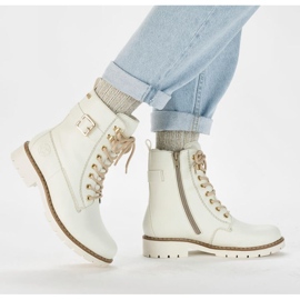 Rieker Shoes en Y9126-80 RKR706 blanco 12