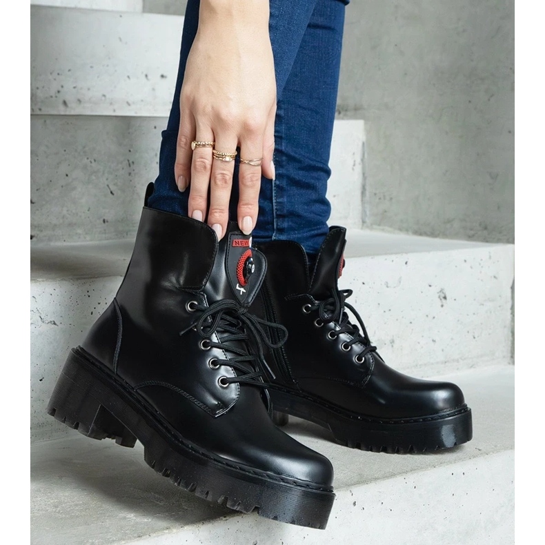 D/CEO Botas Ranco negras de mujer negro 2