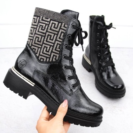 Botas Rieker en RKR712 negro 5
