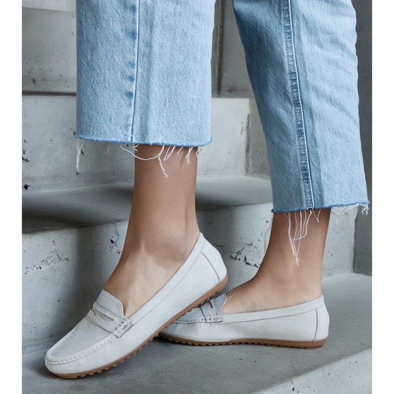 D/CEO Mocasines grises confeccionados en ante ecológico Cellarengo 1