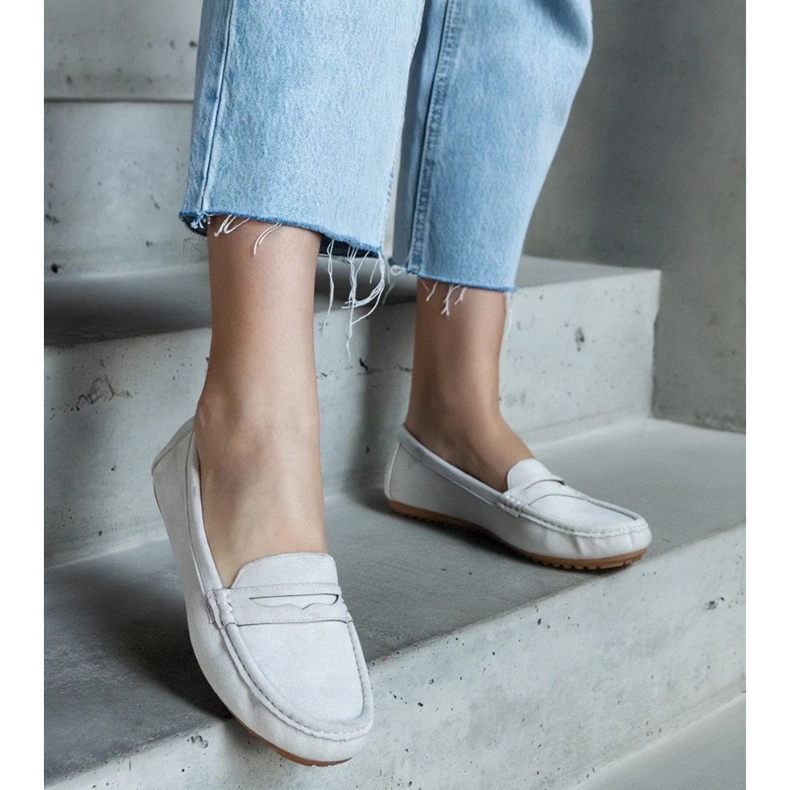 D/CEO Mocasines grises confeccionados en ante ecológico Cellarengo 2