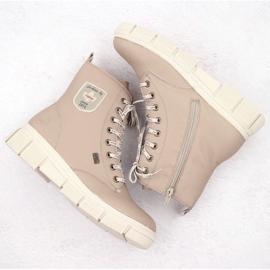 Botas de mujer Rieker con beige RKR557B 7