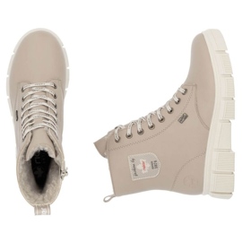 Botas de mujer Rieker con beige RKR557B 8