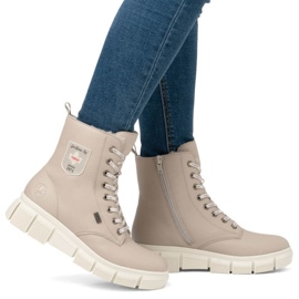 Botas de mujer Rieker con beige RKR557B 13