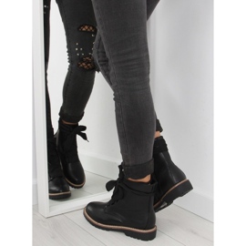 Botines negros con cordones 8308 negro 1