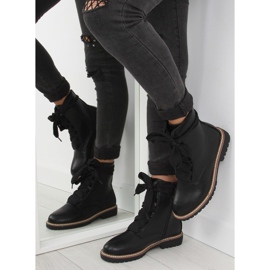 Botines negros con cordones 8308 negro 2