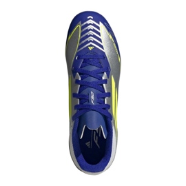 Adidas F50 League FG/MG Messi IH0924 Zapatos de fútbol plata 3
