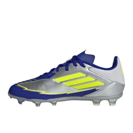 Adidas F50 League FG/MG Messi IH0924 Zapatos de fútbol plata 4