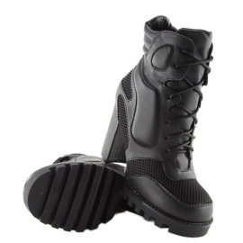 Botines negros de tacón 9132 negro 2