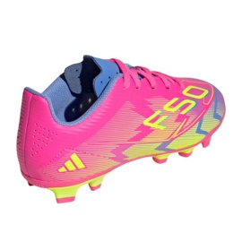 Adidas F50 Club FG/MG JH6422 Pink Football Shoes rosado 2