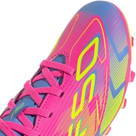 Adidas F50 Club FG/MG JH6422 Pink Football Shoes rosado 5