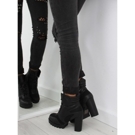 Botines negros de tacón 9132 negro 6