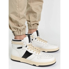 Zapatillas de deporte para mujeres Wysokie Rubio White/Black 2