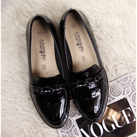 Zapatos en Wedge T.Sokolski SCA13 Varniz negro 4