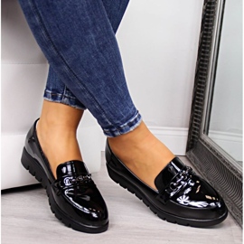 Zapatos en Wedge T.Sokolski SCA13 Varniz negro 7