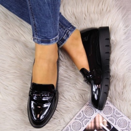 Zapatos en Wedge T.Sokolski SCA13 Varniz negro 10