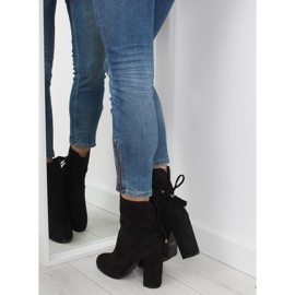Botas negras con tacones anchos 1318 negro 1