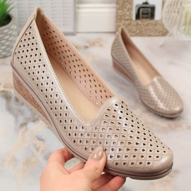 Zapatos para anclaje Anchor Potocki SZ12018 Beige 2