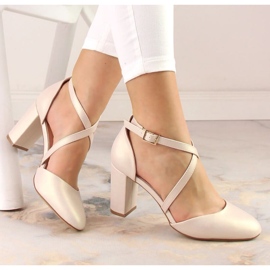 Tacones Sergio Leone SK248D Beige 3