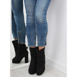 Botas negras con tacones anchos 1318 negro 2