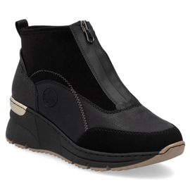 Rieker N6361-00 cuñas negras negro 1