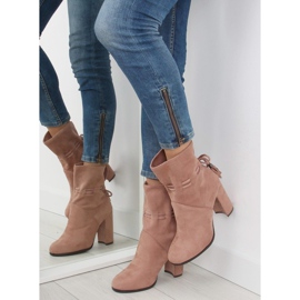 Botas con tacones anchos rosa 1318 rosa rosado 3