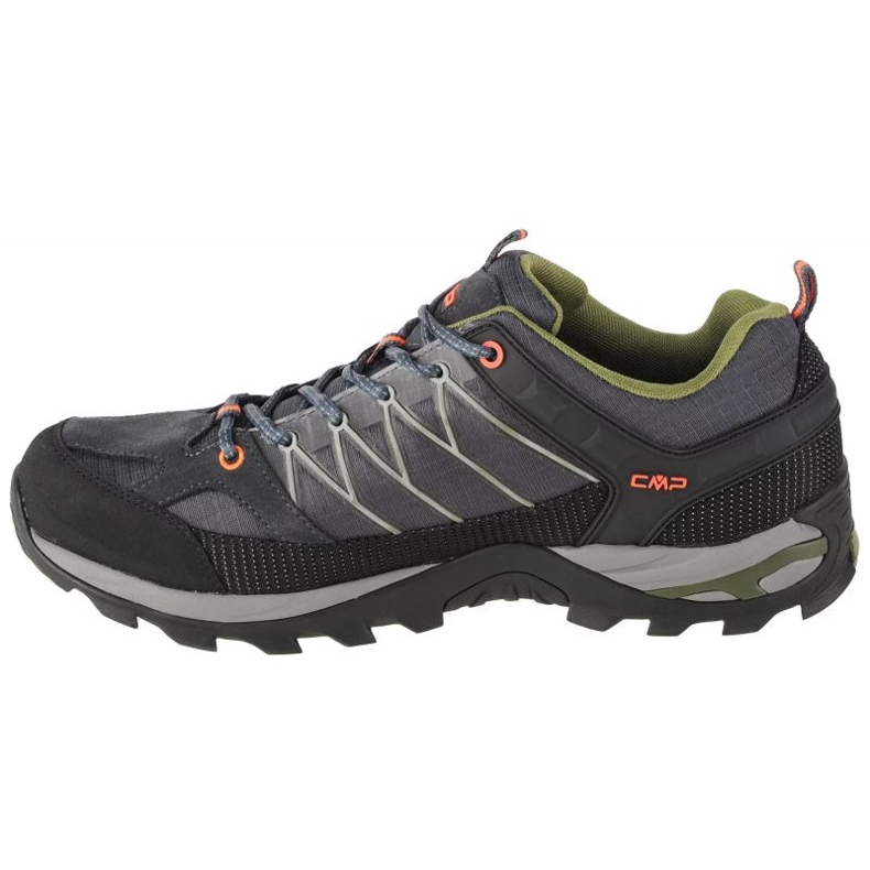 Zapatos de trekking cmp rigel low 3q54457-51ug negro gris 1