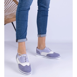 Zapatos Violet Classic Oxford púrpura 1