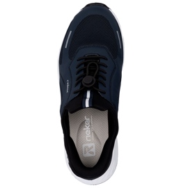 Zapatos deportivos femeninos azul marino rieker n5257-14 12