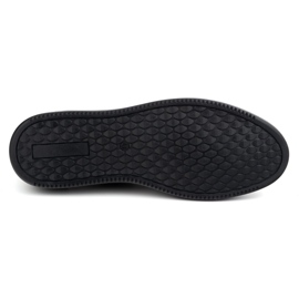 Polbut Zapatos de cuero a puertas para hombres 2107l gris 6