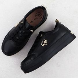 Zapatos en la plataforma negra Filippo Paw586b negro 3