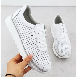 S.Barski Zapatos en la plataforma S. Barski LR51-629 White blanco 1