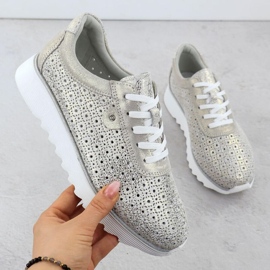 S.Barski Zapatos deportivos en la plataforma S. Barski LR51-927 PLN dorado 1 S.Barski Zapatos deportivos en la plataforma S. Barski LR51-927 PLN dorado 1