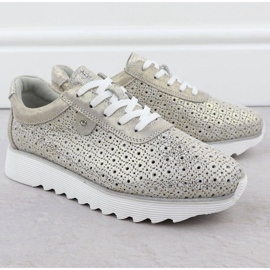 S.Barski Zapatos deportivos en la plataforma S. Barski LR51-927 PLN dorado 2