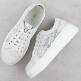 S.Barski Zapatos en la plataforma S. Barski Hy51-059 White blanco 3