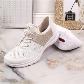 Zapatos cómodos Rieker W L3254-80 blanco 9