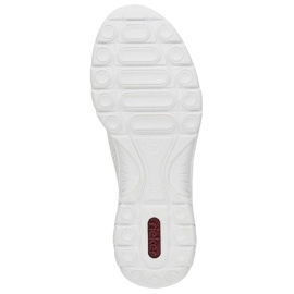 Zapatos cómodos Rieker W L3254-80 blanco 14