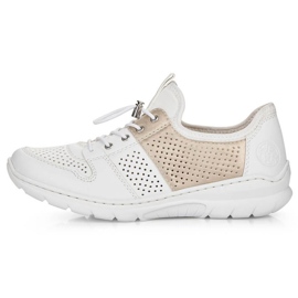 Zapatos cómodos Rieker W L3254-80 blanco 15