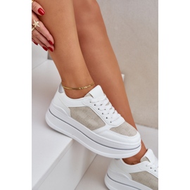 Zapatillas de deporte para mujeres con un patrón blanco 9