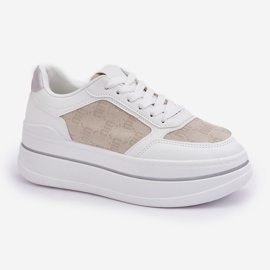 Zapatillas de deporte para mujeres con un patrón blanco 7