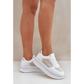 Zapatillas de deporte para mujeres con un patrón blanco 6