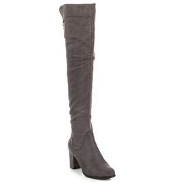 Seastar Botas de ante en el poste gris 1