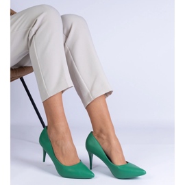 Bombas Eco -Leather ecológicas de Green Classic verde 3
