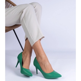 Bombas Eco -Leather ecológicas de Green Classic verde 2
