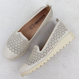 M.Daszyński Zapatos en M. Daszyński MR1628-20 en flores gris 3